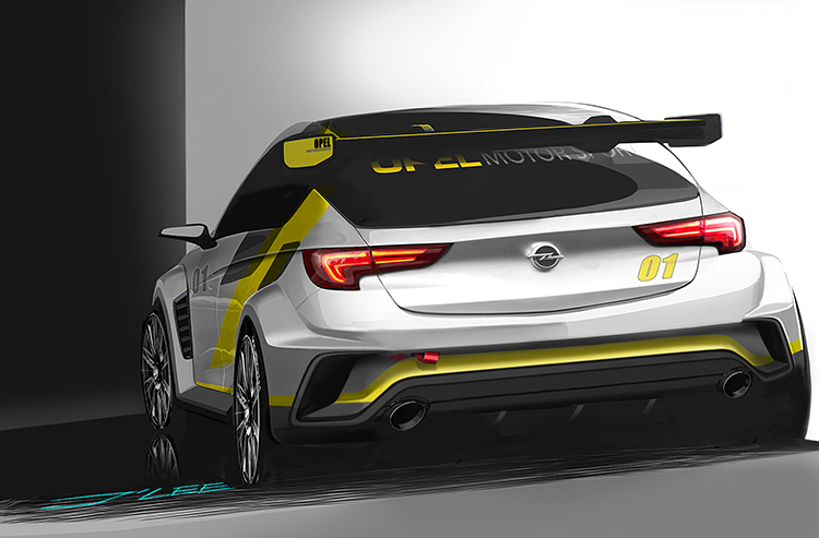 Новая Opel Astra TCR будет оснащаться двух-литровым турбо-двигателем мощностью 330 л.с.