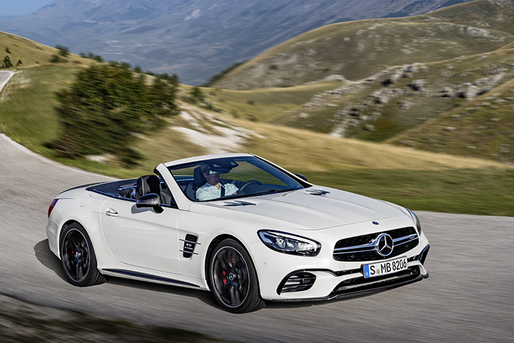 Mercedes AMG SL 63, Diamantweiß
