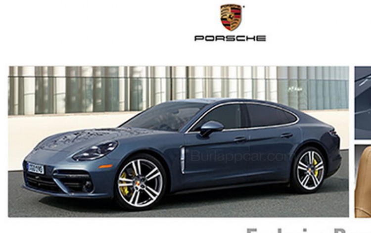 В Сети появилось новое фото Porsche Panamera